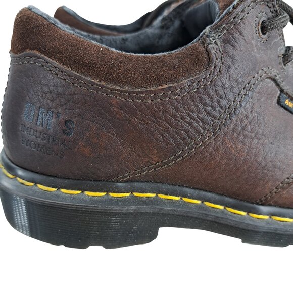 Dr Martens Brown Leather Steel Toe Safety Shoes Size UK 5 Womens 7 Mens 5 Work - Picture 12 of 13